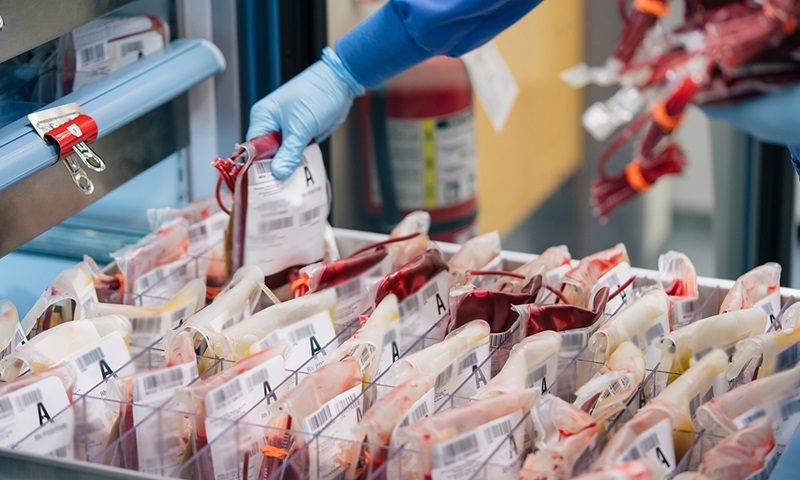 Blood donation process