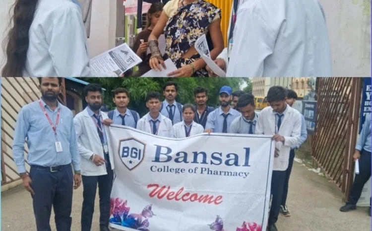  Bansal College of Pharmacy Organizes Health Awareness Programme at Kokta Village 8 August 2025